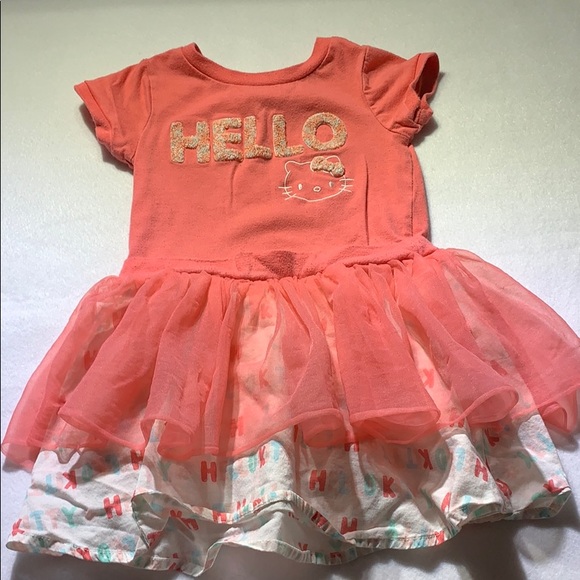 Lot of 5 Toddler Dresses Hello Kitty Floral - Picture 5 of 11